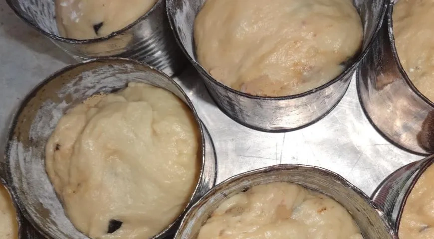 Куличи ореховые: шаг 7