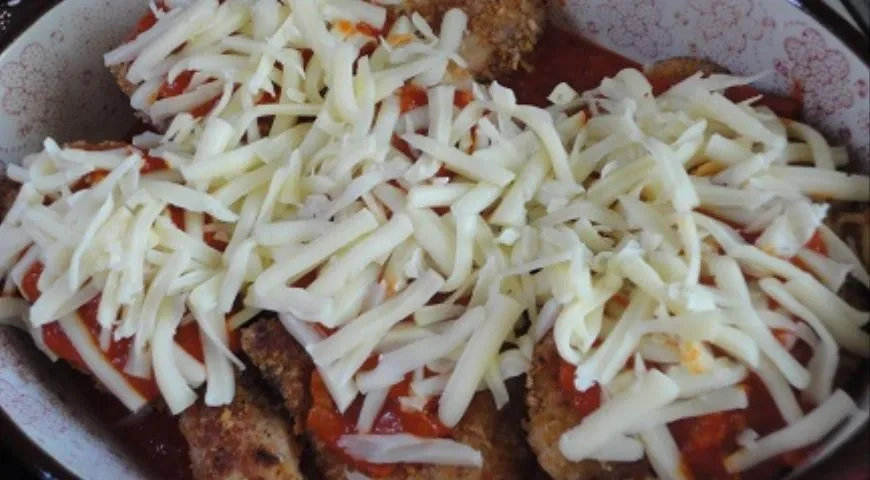 Курица Пармиджана: шаг 7