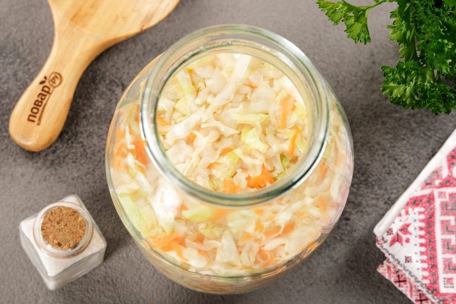 Шаг 7: Квашеная капуста