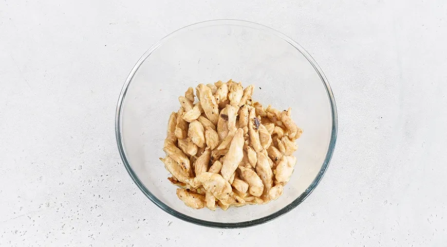 Лапша вок с курицей и овощами: шаг 7