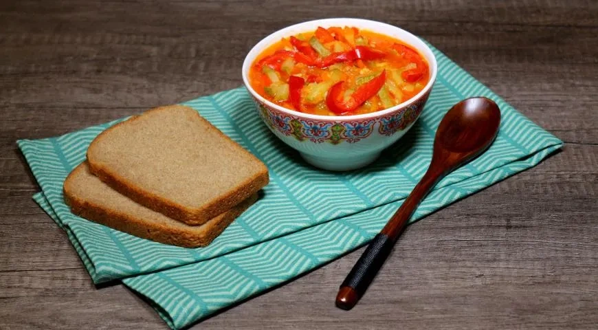 Лечо из кабачков и болгарского перца: шаг 7