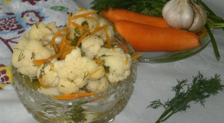 Маринованная цветная капуста: шаг 7