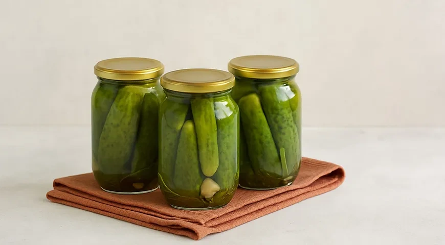 Маринованные огурцы с лимонной кислотой: шаг 7