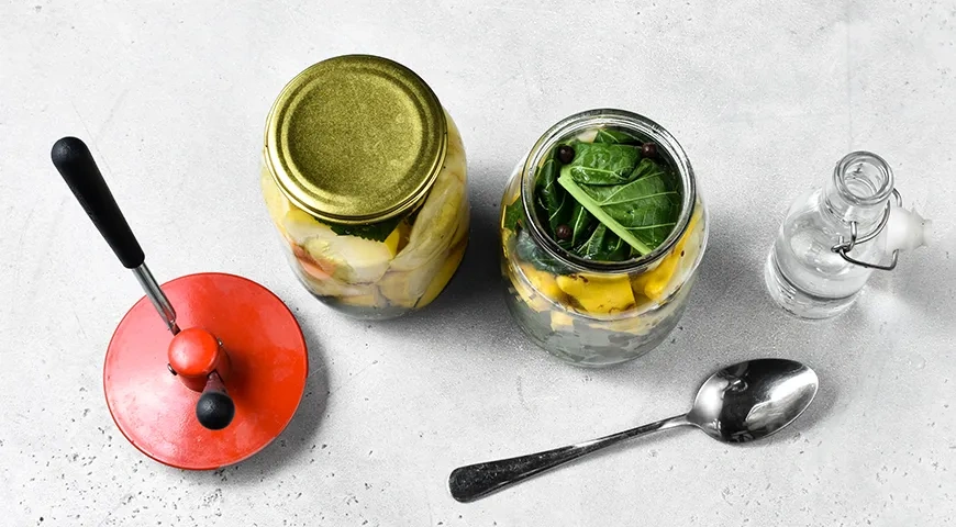 Маринованные патиссоны без стерилизации: шаг 7