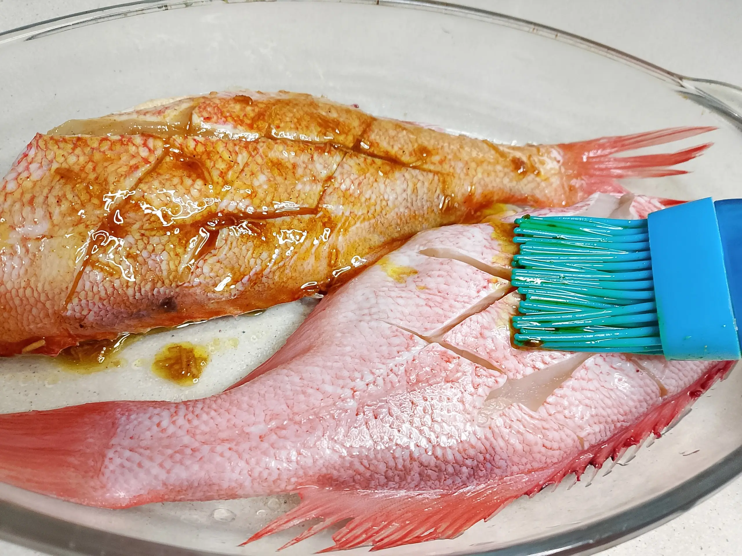 Шаг 7: Морской окунь в духовке