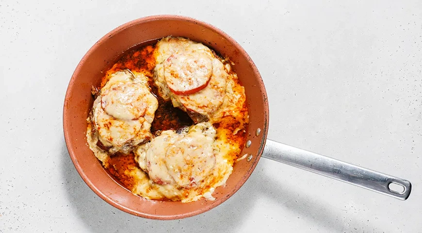 Мясо по-французски из свинины на сковороде: шаг 7