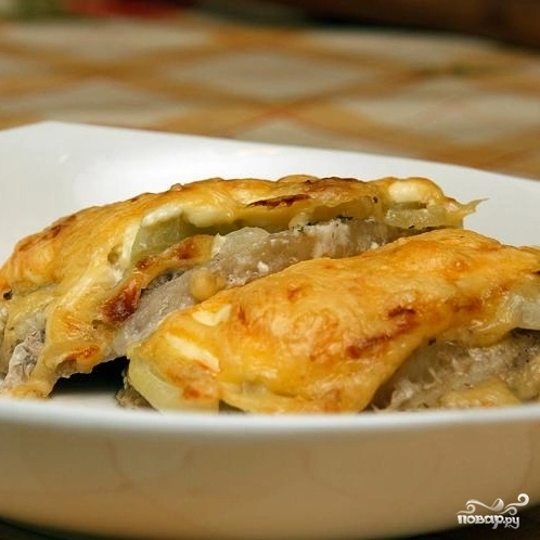 Шаг 7: Мясо пофранцузски с картофелем