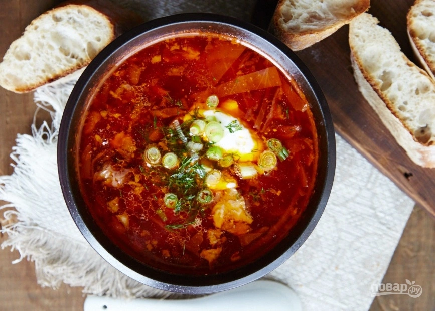 Шаг 7: Настоящий украинский борщ