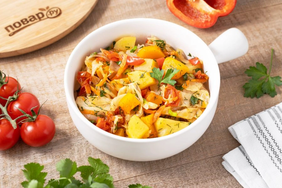 Шаг 7: Овощное рагу подомашнему