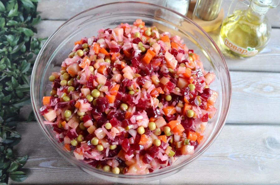 Шаг 7: Овощной винегрет