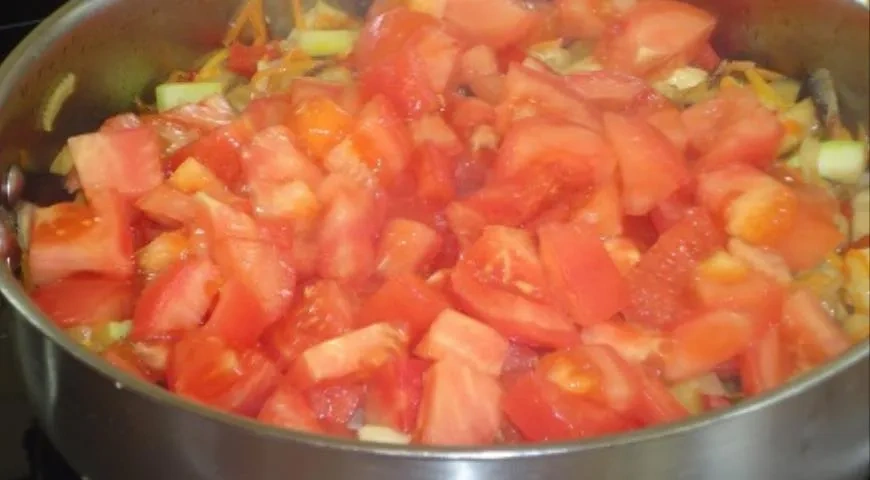 Овощное рагу с орехами: шаг 7