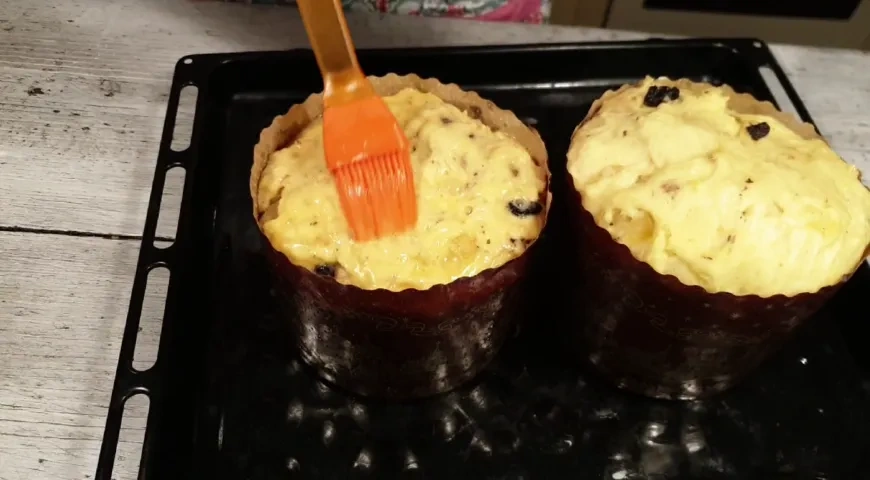 Пасхальный кулич с шафраном и кардамоном: шаг 7