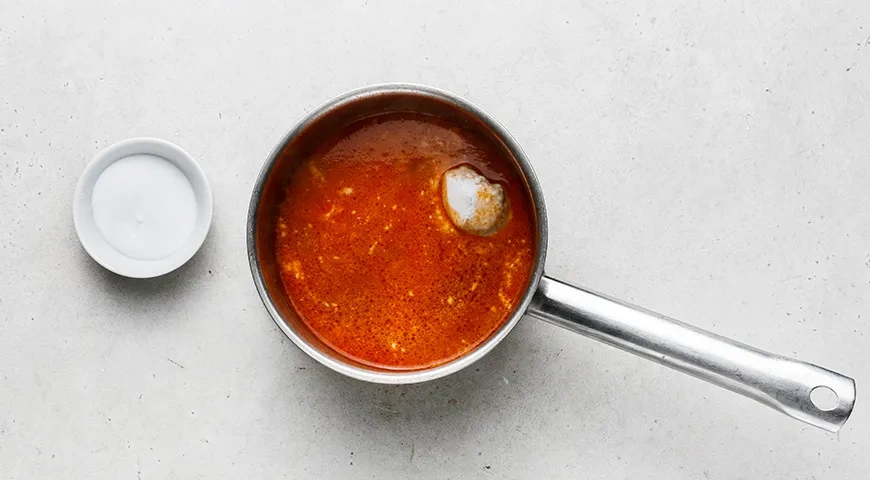 Пельмени с соусом том ям: шаг 7