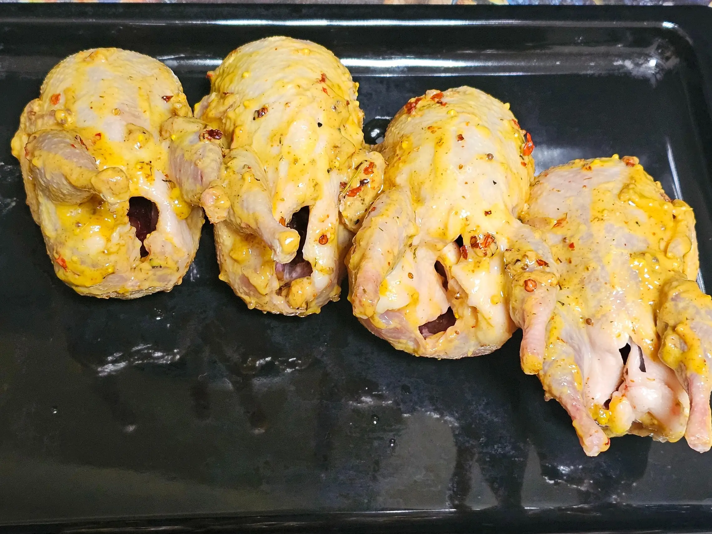 Шаг 7: Перепёлки в духовке в горчичном соусе