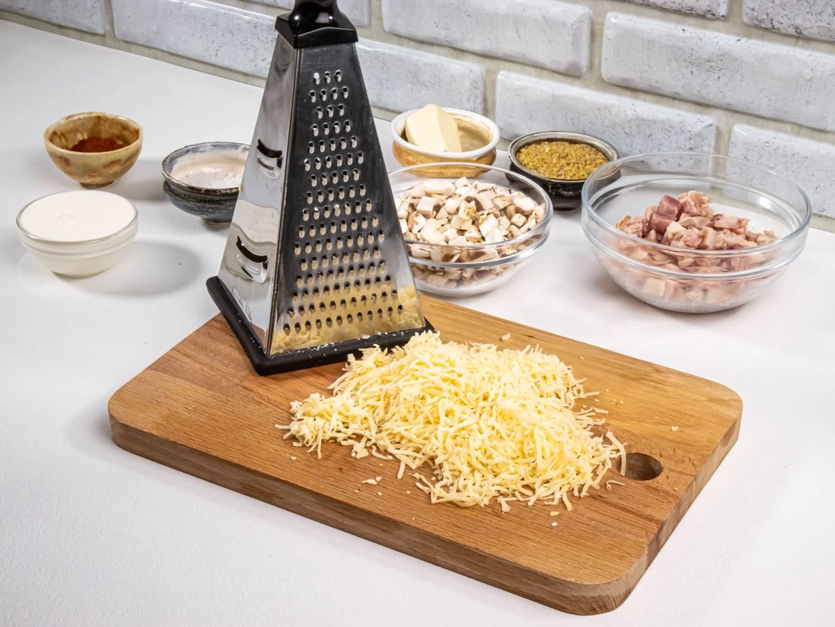 Шаг 7: Перцы, фаршированные курицей и грибами