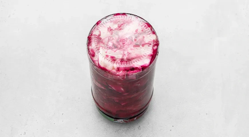 Пилюска (пелюстка) — капуста со свеклой: шаг 7