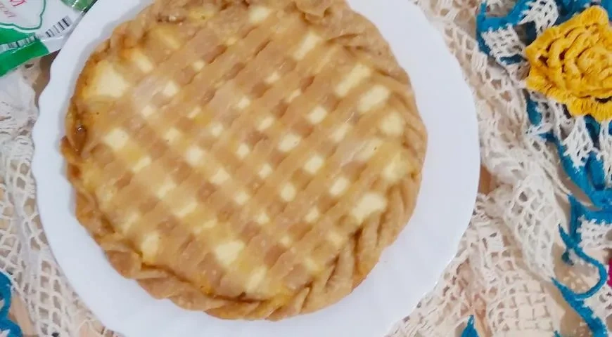 Пирог с творогом и джемом киви с мятой от Махеевъ к 23 февраля: шаг 7