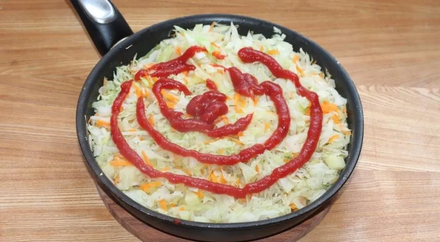 Пироги с овощами и сырными сосисками: шаг 7