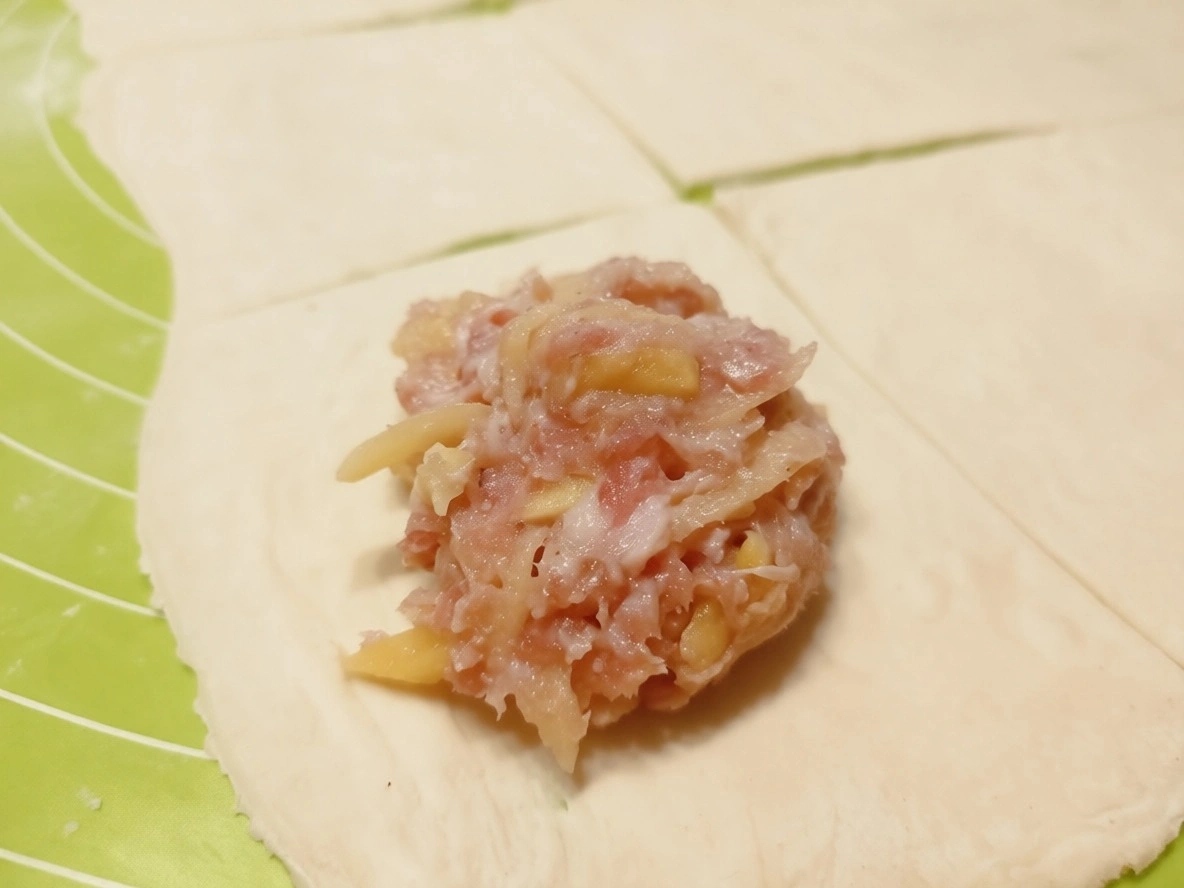 Шаг 7: Пирожки с мясом из слоеного теста «Ленивая самса»