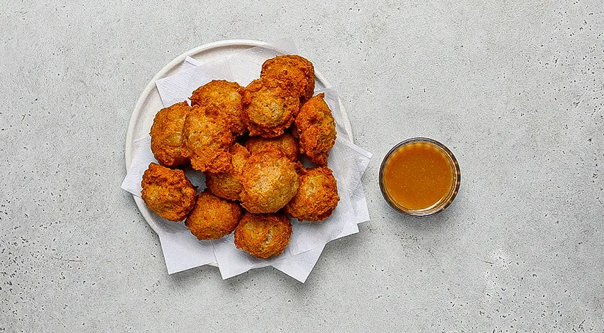 Пончики с грушей и соленой карамелью: шаг 7