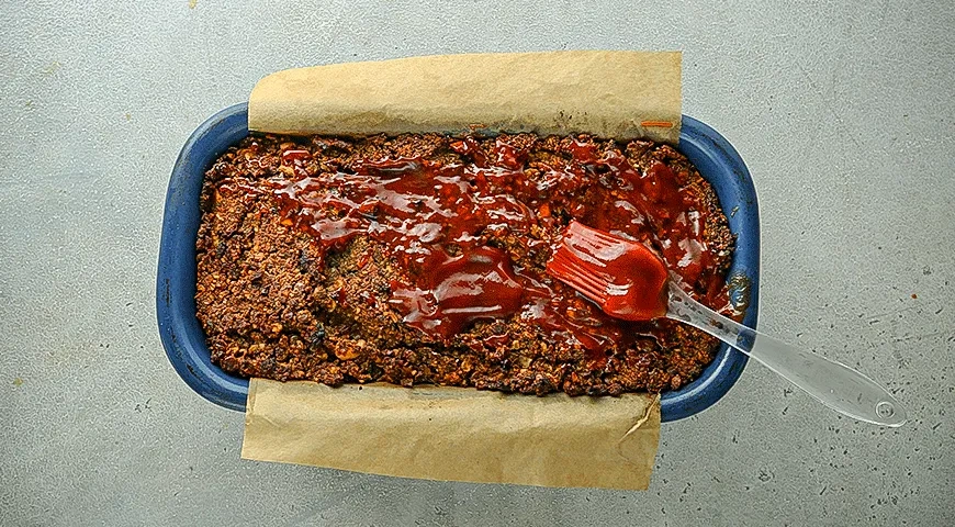 Постная запеканка с грибами и чечевицей: шаг 7