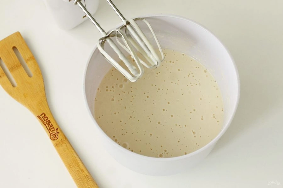 Шаг 7: Постные толстые блины на дрожжах