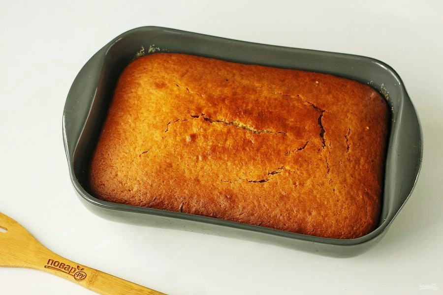 Шаг 7: Постный пирог с яблочным пюре