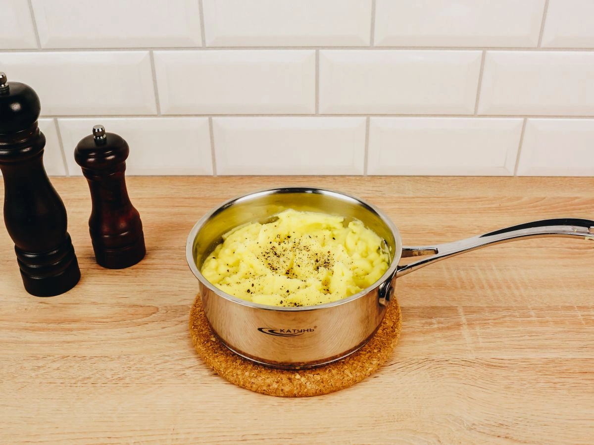 Шаг 7: Простое картофельное пюре на молоке