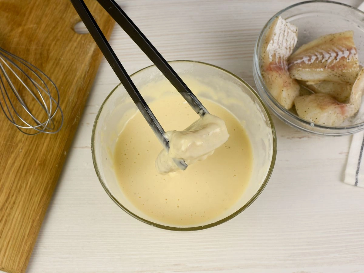 Шаг 7: Простой рецепт минтая в кляре