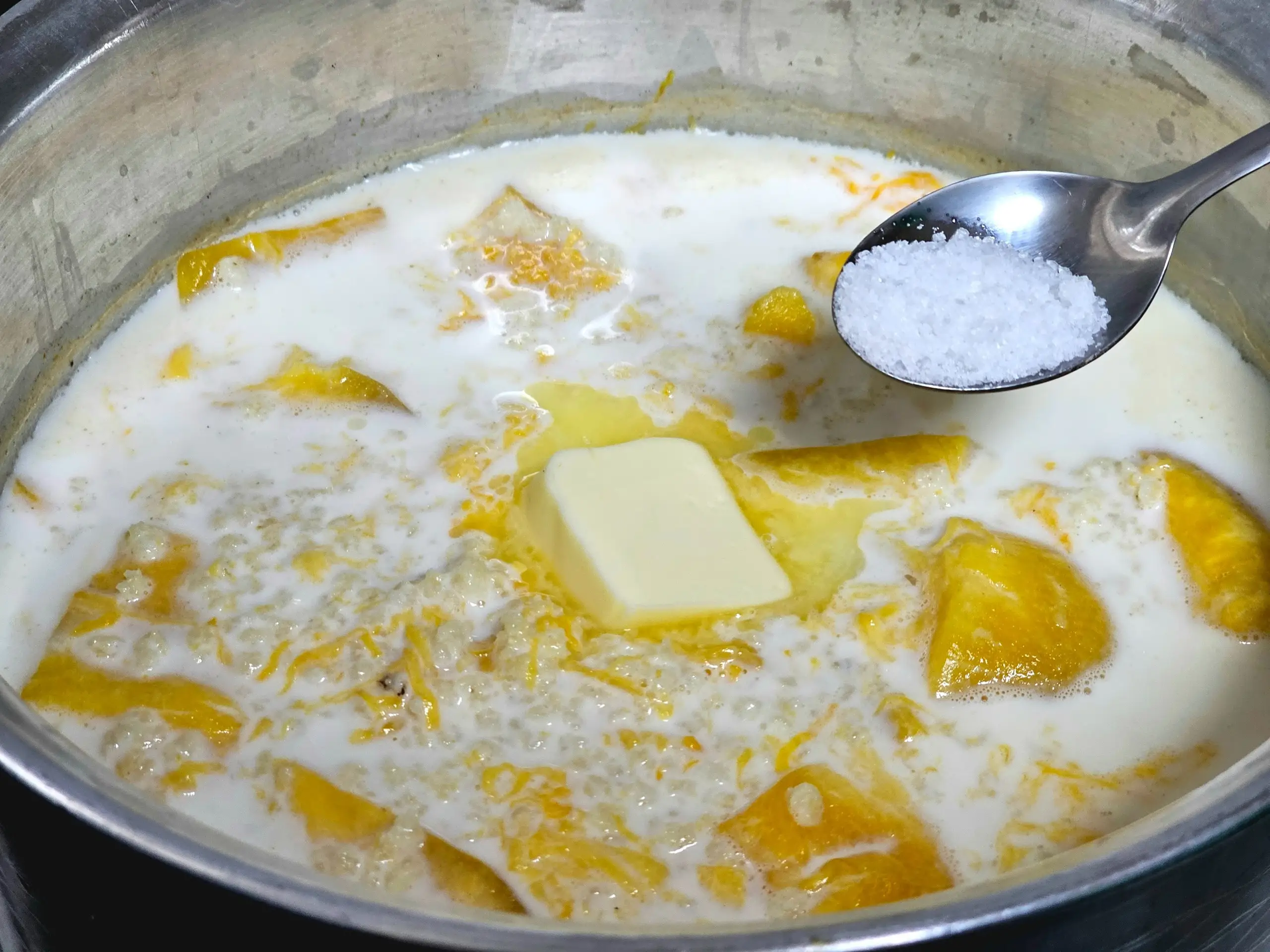 Шаг 7: Пшённая каша с тыквой