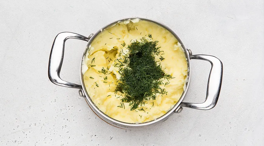 Пюре с добавлением сметаны: шаг 7