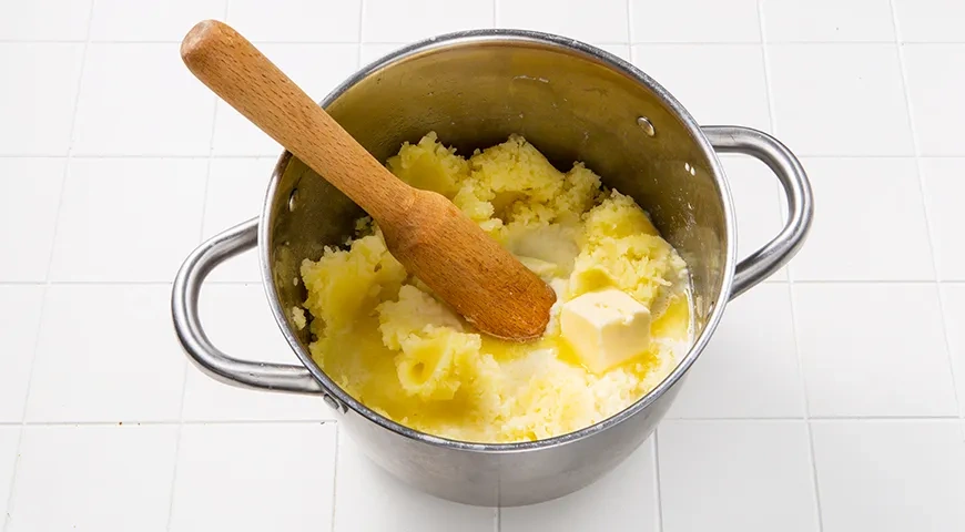 Пюре с сыром и луком: шаг 7