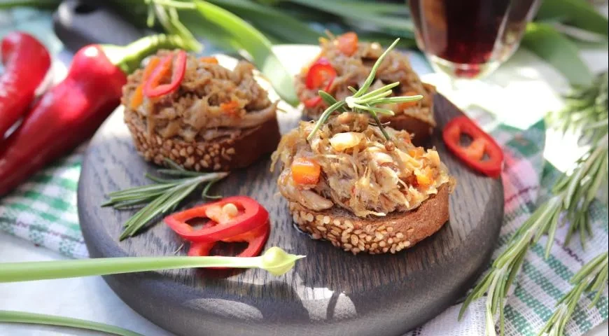 Рийет из утки с яблоком: шаг 7