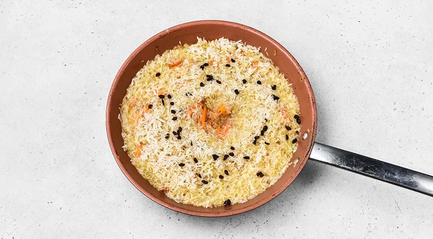 Рис с тыквой в сковороде: шаг 7