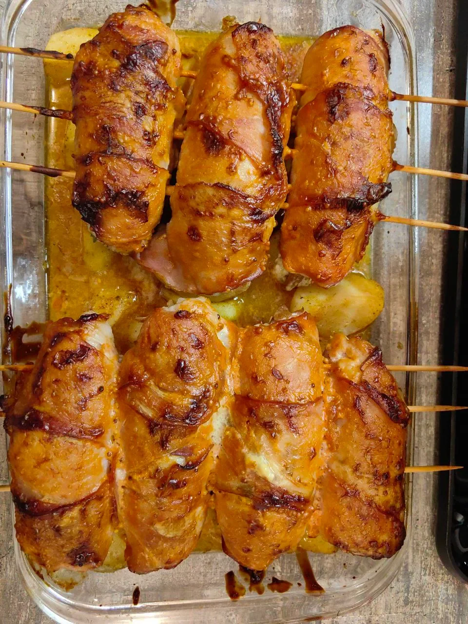 Рулеты из корейки в беконе с картофелем: шаг 7