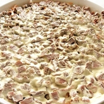 Шаг 7: Салат белые ночи