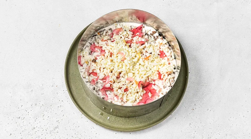 Салат «Генеральский» с редькой: шаг 7