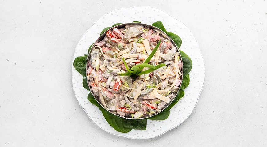 Салат «Гусарский»: шаг 7