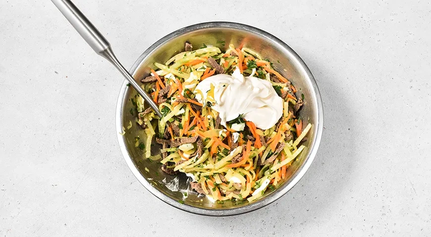 Салат «Клязьма»: шаг 7