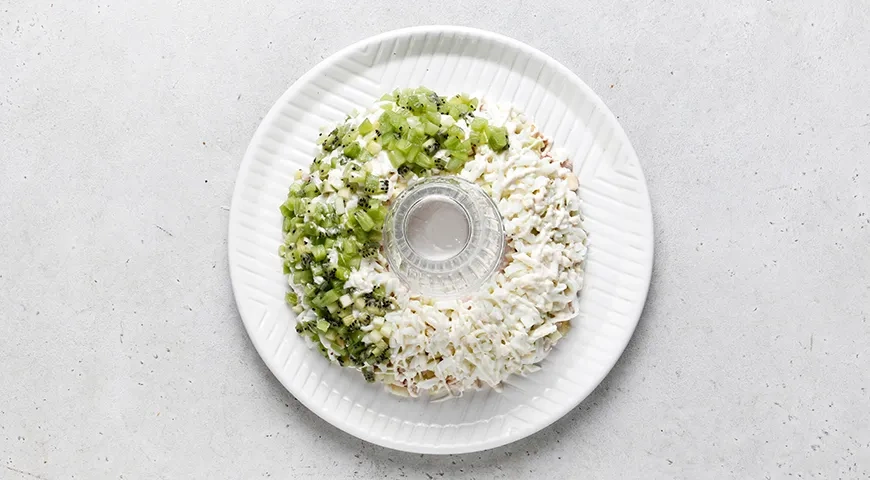 Салат Малахитовый браслет: шаг 7