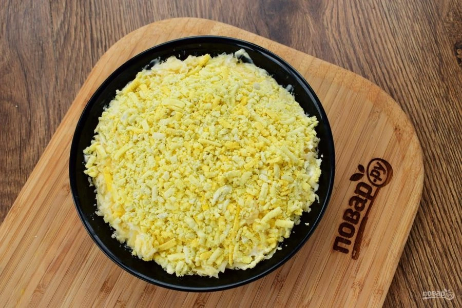 Шаг 7: Салат под со лнух