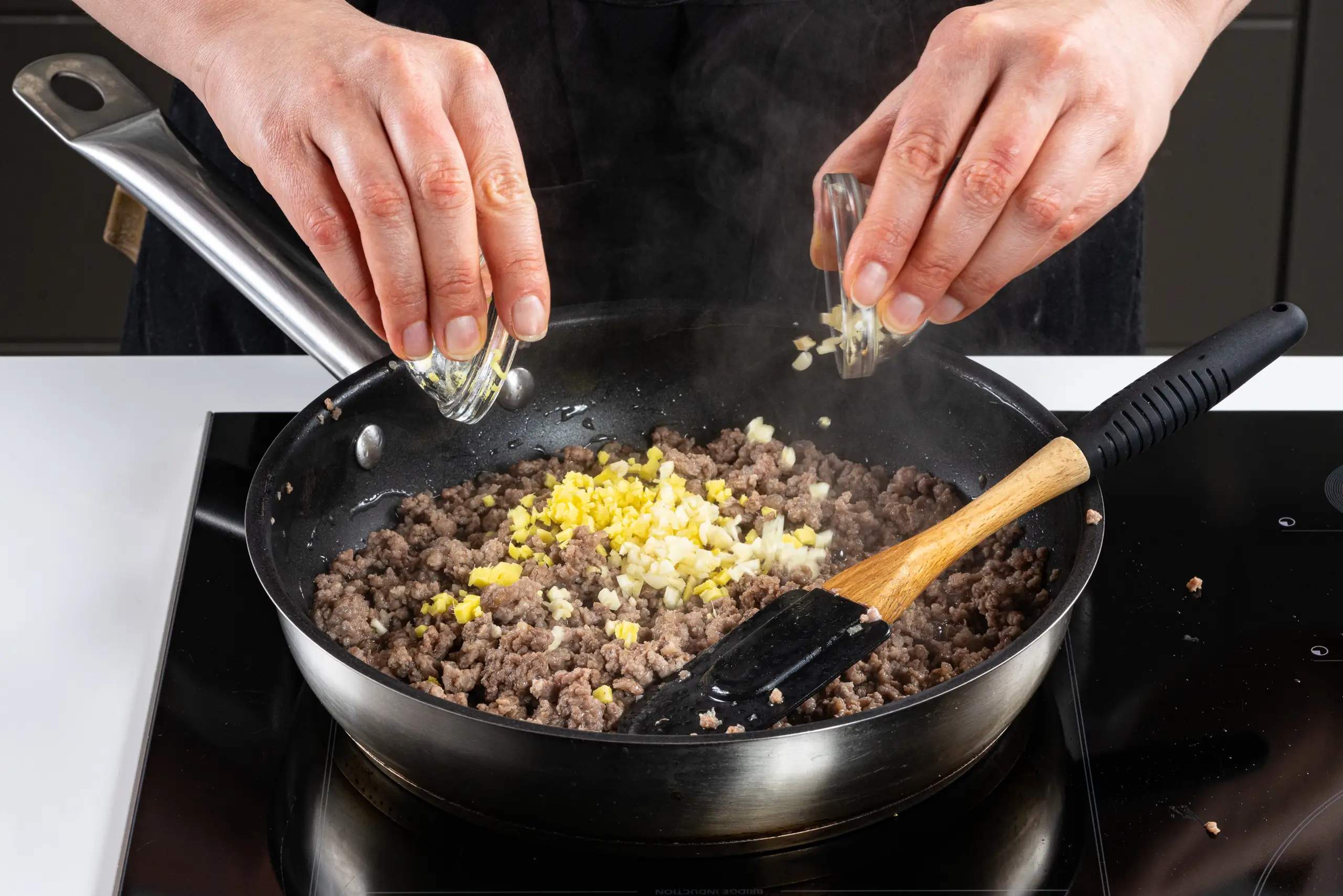 Шаг 7: Салат с фаршем по-корейски