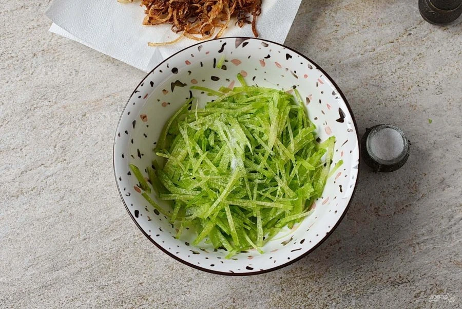 Шаг 7: Салат ташкент классический