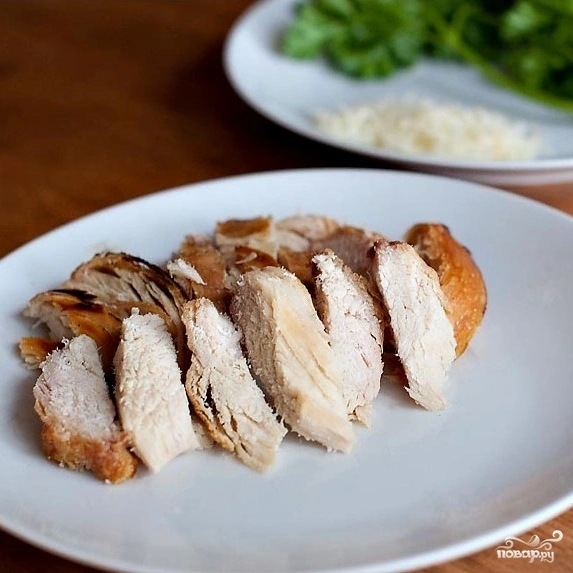 Шаг 7: Салат цезарь классический