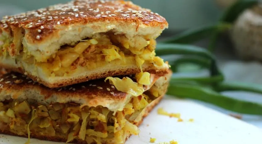 Сдобный пирог с капустой: шаг 7