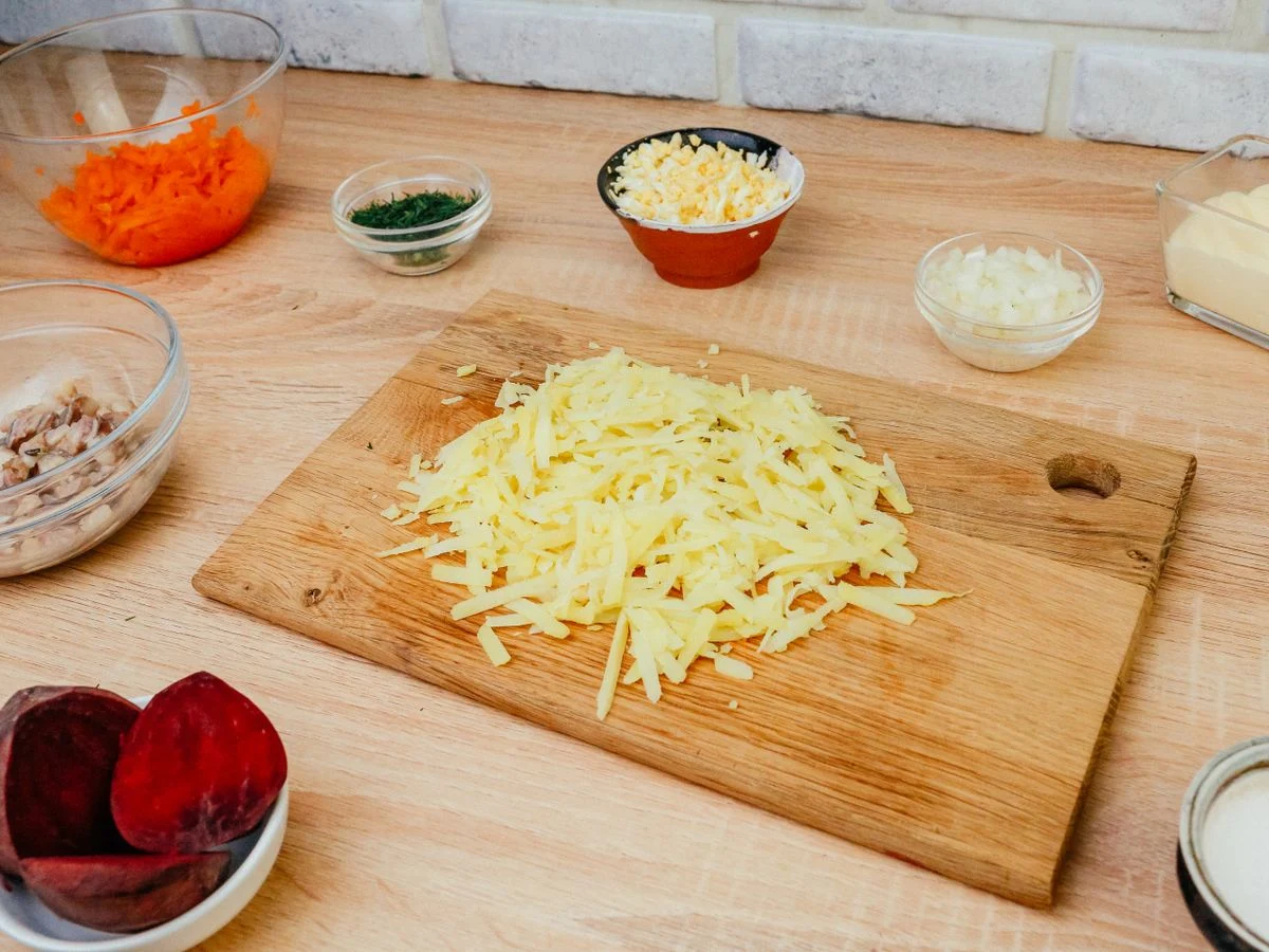 Шаг 7: Селедка под шубой