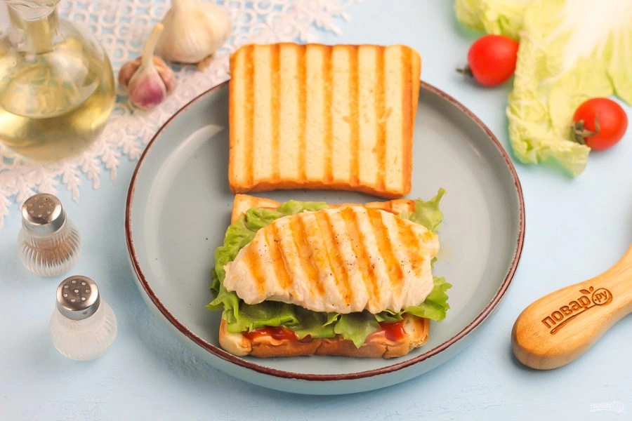 Шаг 7: Сэндвич с индейкой