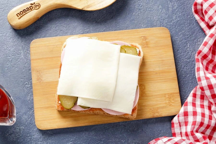 Шаг 7: Сэндвич в аэрогриле