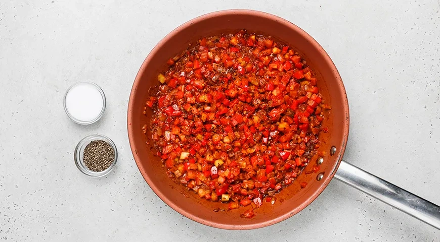 Шакшука с беконом: шаг 7