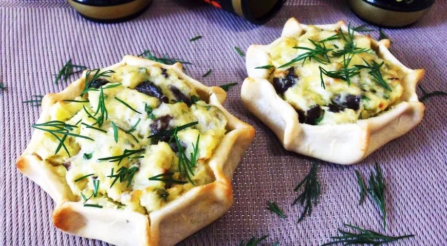 Шаньги с картофелем и грибами: шаг 7